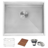 23" x 19" x 13" Deep Laundry Utility Workstation Sink Undermount 16 Gauge