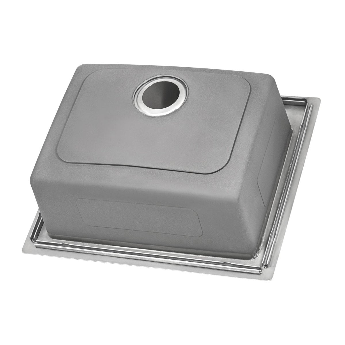 23 x 20 inch Drop-in Topmount Kitchen Sink 16 Gauge Stainless Steel Single Bowl