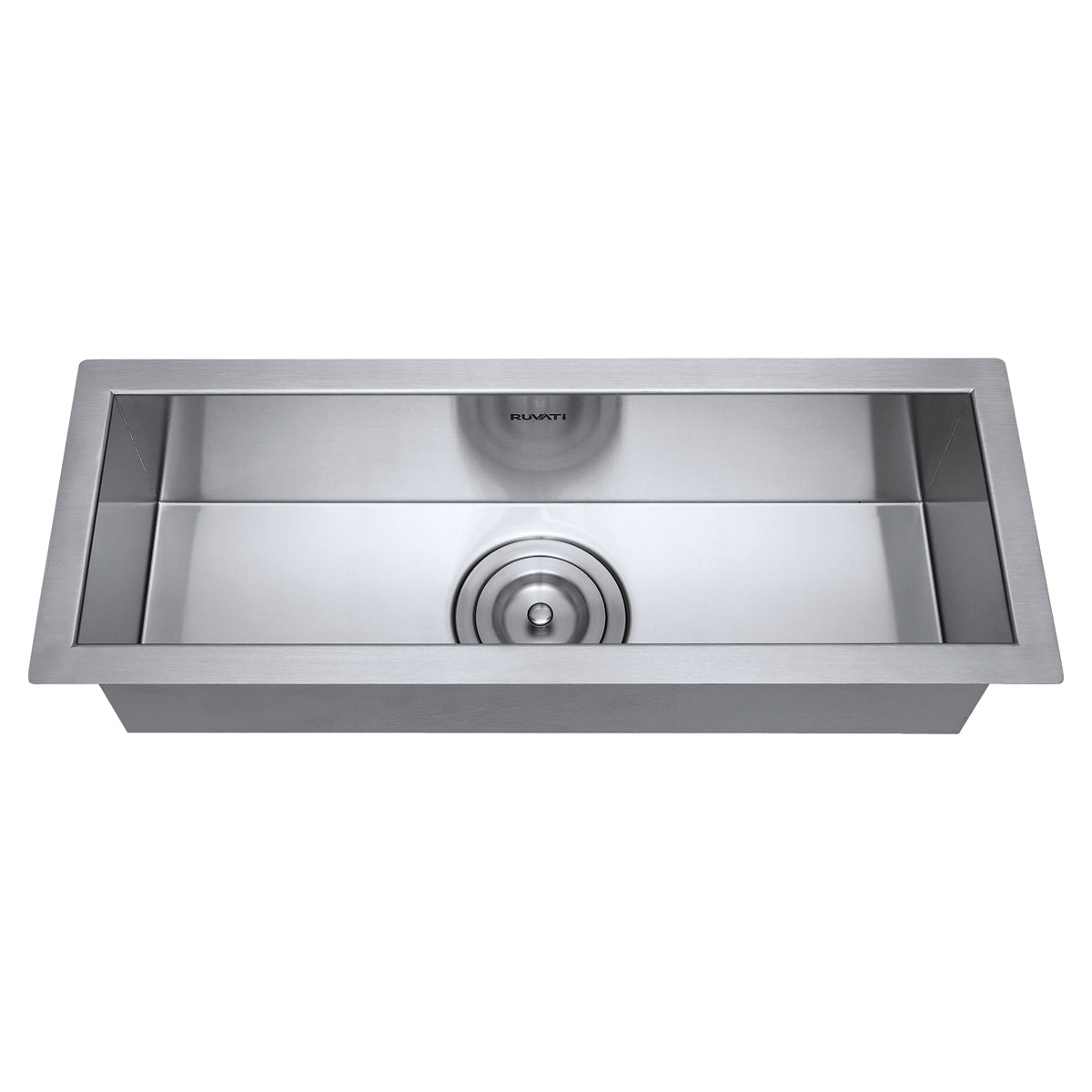 23" x 8" Bar Prep Sink Narrow Trough Undermount 16 Gauge Stainless Steel Single Bowl