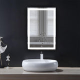 24 in. X 36 in. LED Lighted Bathroom Vanity Mirror, Adjustable Color Temperature & Remembrance, Touch Button, CRI 90+, Anti-Fog, Inner Window Style