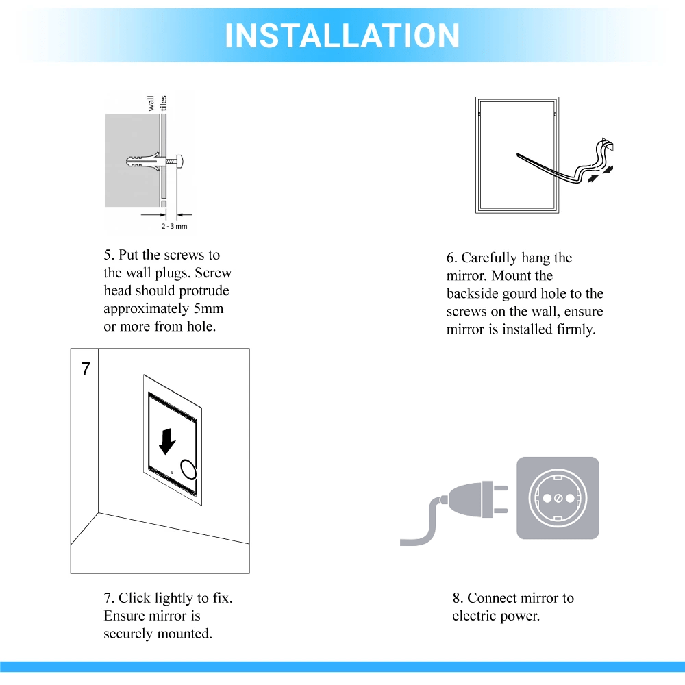 24 in. X 36 in. LED Lighted Bathroom Vanity Mirror with Rose Gold Frame, Anti-Fog, CRI 90+, Adjustable Color Temperature & Remembrance, Lighted Makeup Mirrors, Evo Style