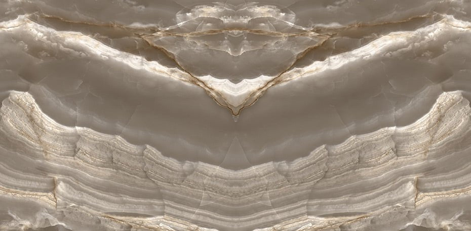 24 In. X 48 In. New Onyx Opera Bookmatch Anthracite Polished - Porcelain - Wall & Floor Tile (15.50 Sqft/Case)