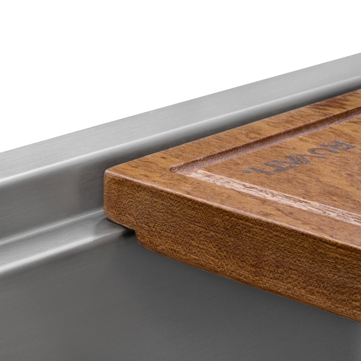 24-inch Apron-front Workstation Farmhouse Kitchen Sink 16 Gauge Stainless Steel Single Bowl