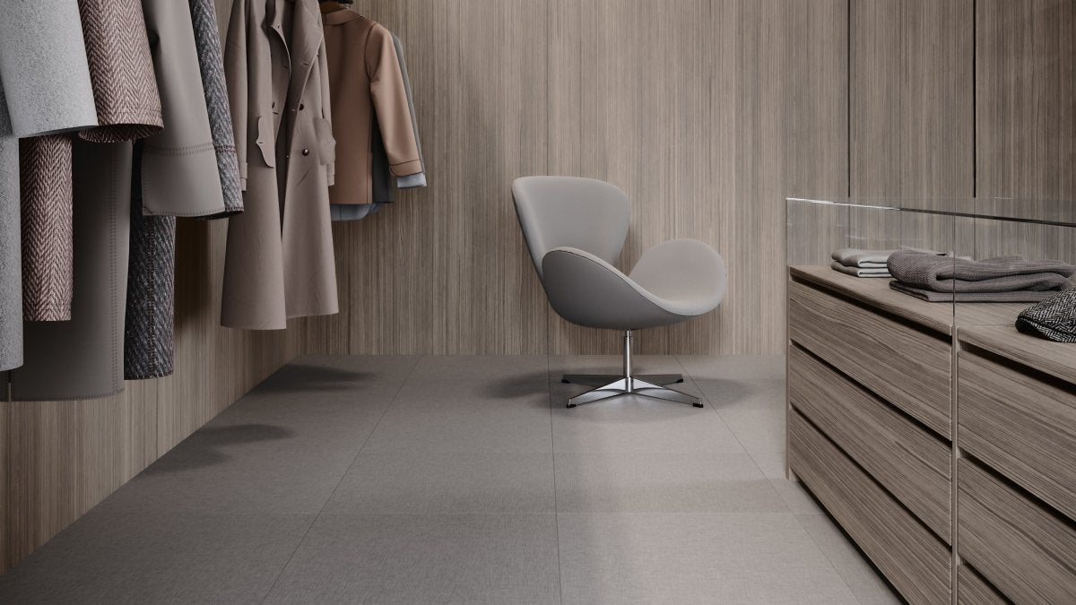 24 X 24 In Crossweave Flax Matte Rectified Color Body Porcelain