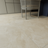 24 X 24 In Ivory Filled & Honed Travertine
