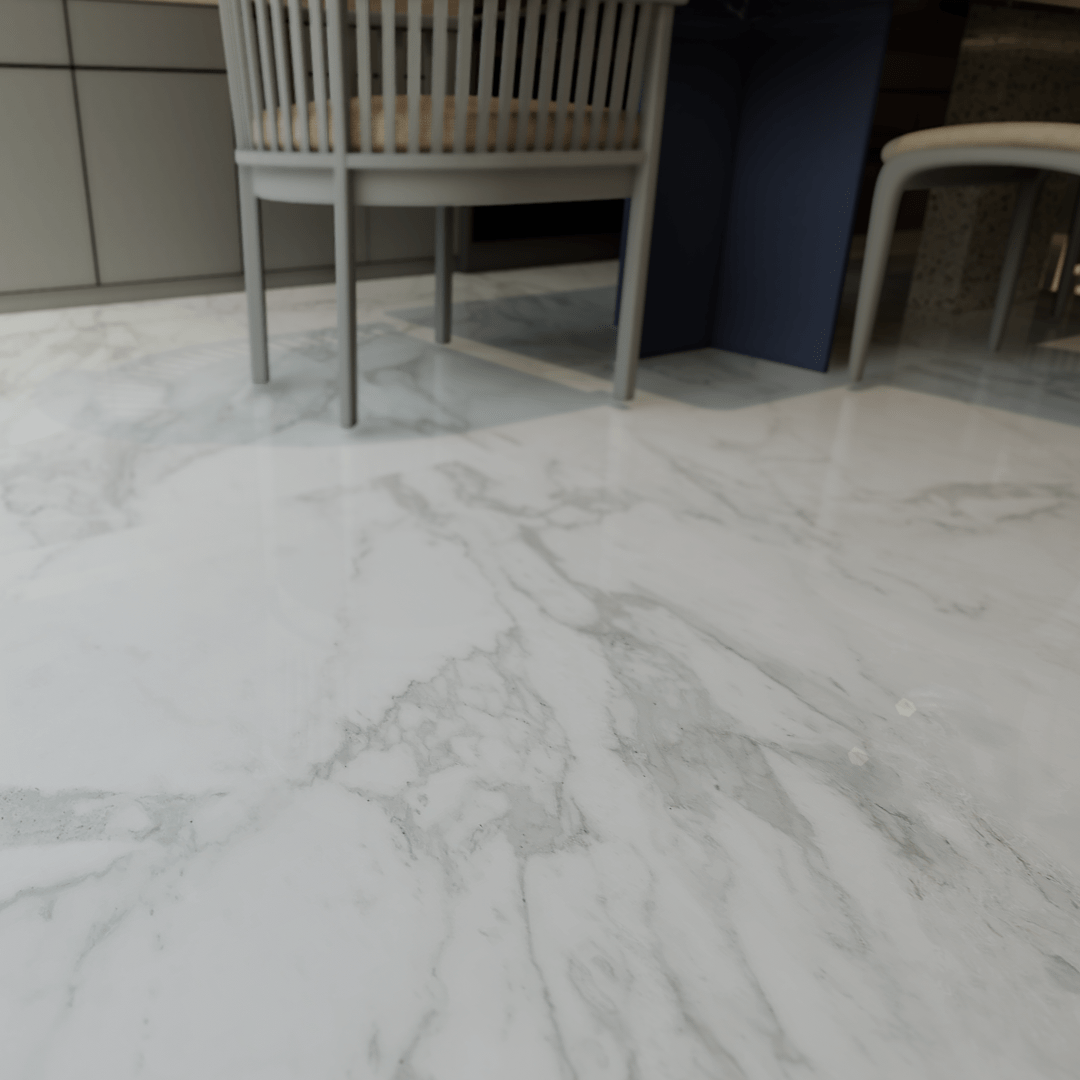 24 X 24 In La Marca Arabescato Honed Rectified Glazed Porcelain