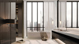 24 X 24 In La Marca Carrara Honed Rectified Glazed Porcelain