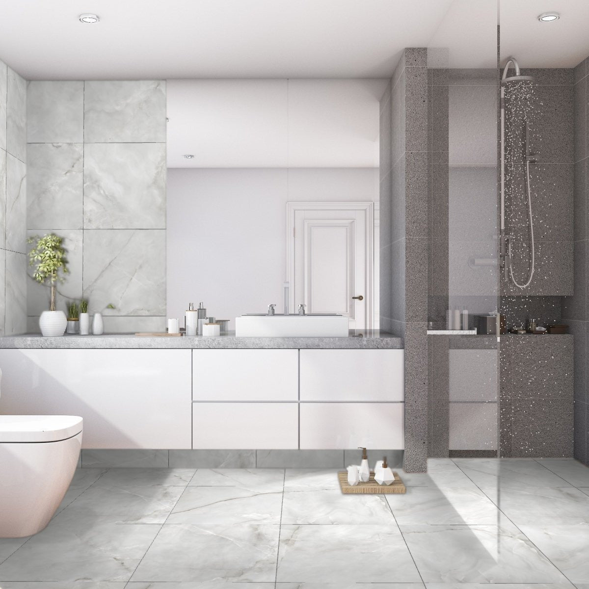 24 X 24 In La Marca Onyx Honed Rectified Glazed Porcelain