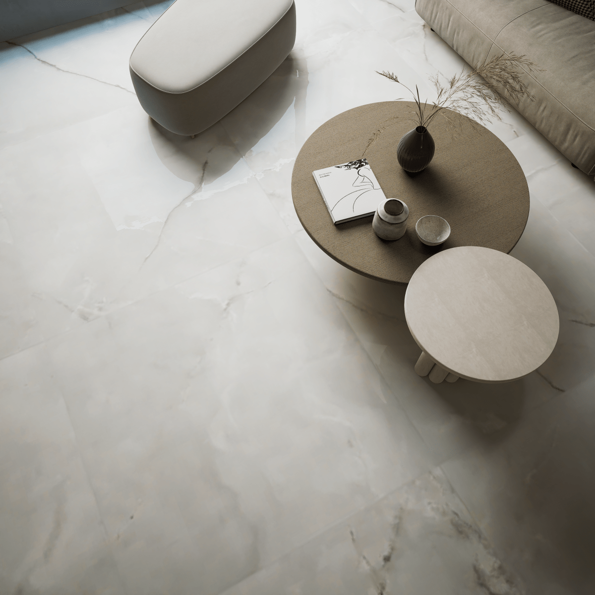 24 X 24 In La Marca Onyx Honed Rectified Glazed Porcelain