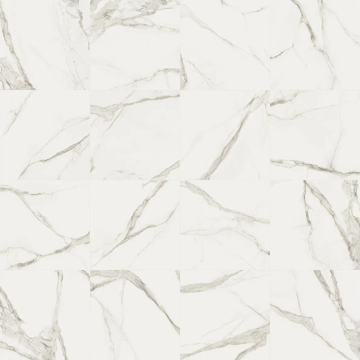 24 x 24 in. Mayfair Calacatta Oro Polished Rectified Glazed Porcelain Tile