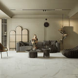 24 x 24 in. Mayfair Calacatta Oro Polished Rectified Glazed Porcelain Tile