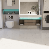 24 x 24 in. Mayfair Statuario Venato Polished Rectified Glazed Porcelain Tile