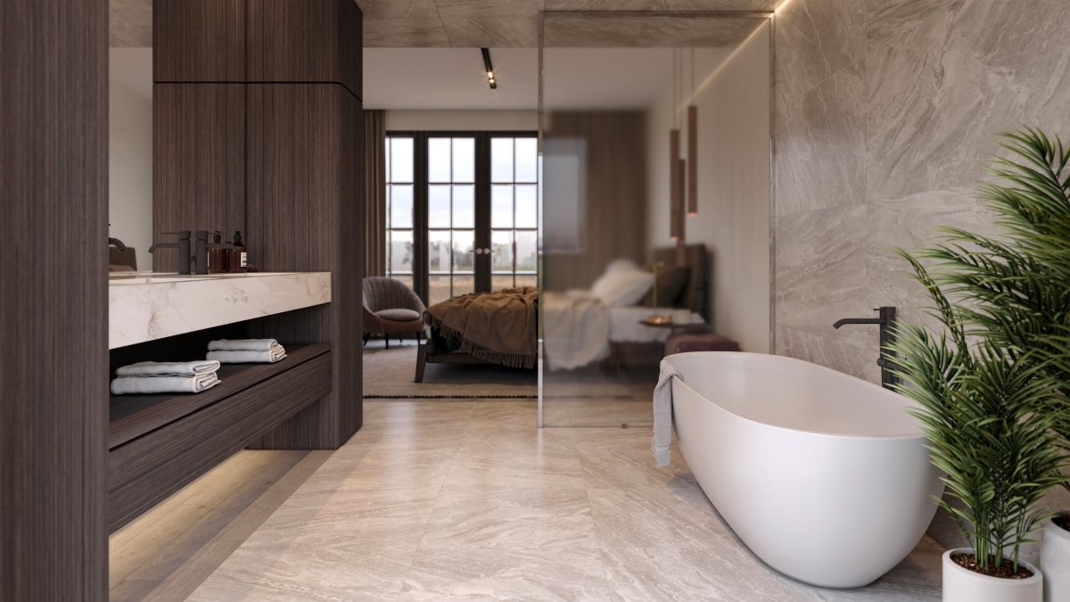 24 X 24 In Mayfair Stella Argento Polished Rectified Glazed Porcelain