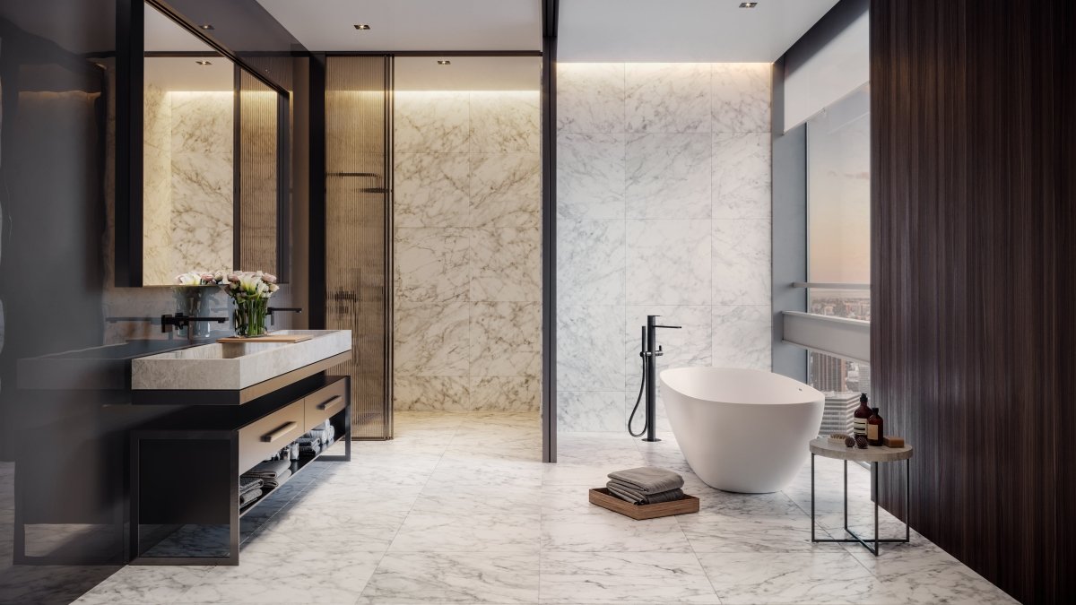 24 X 24 In Plata Carrara Matte Rectified Glazed Porcelain