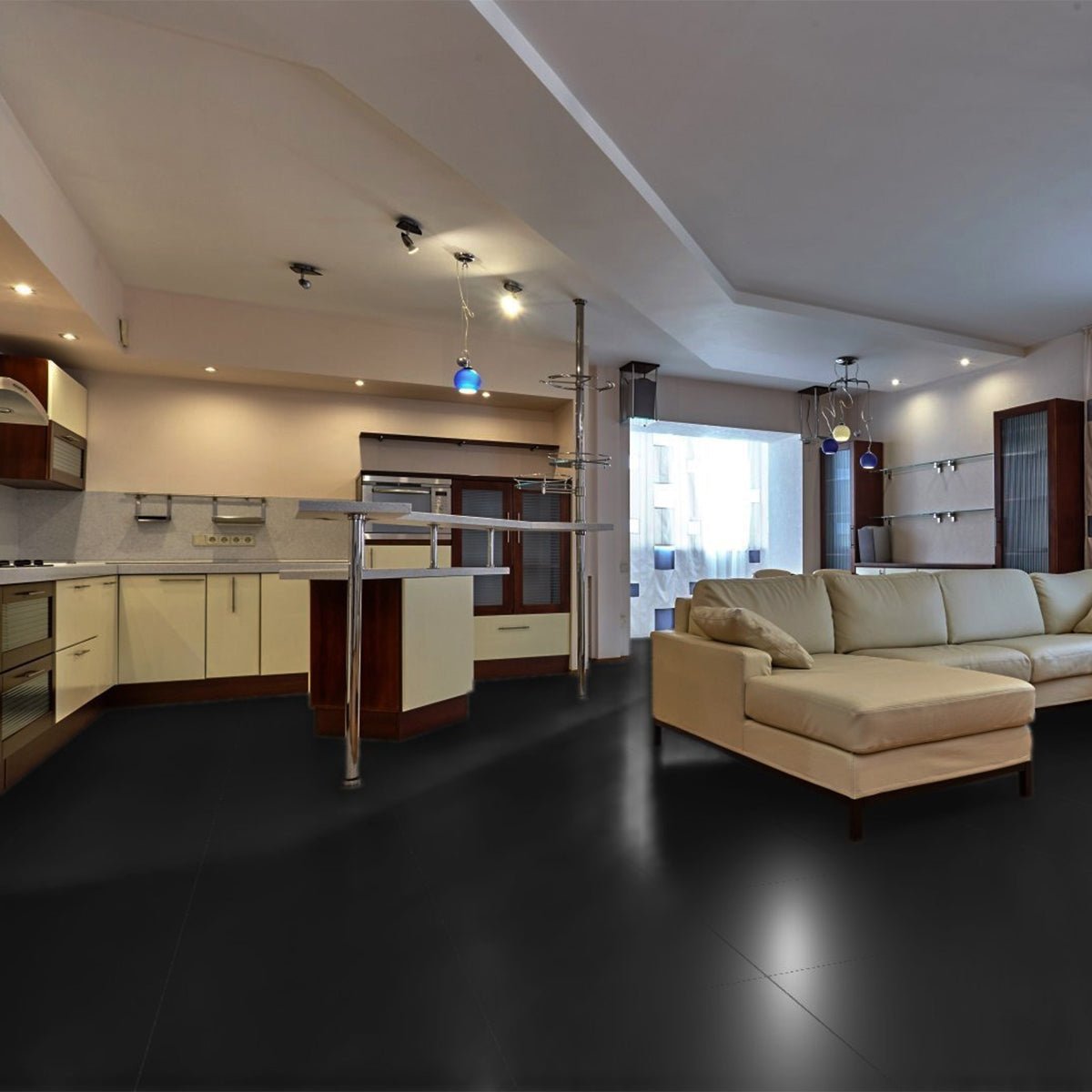 24 X 24 In Prima Charcoal Polished Rectified Unglazed Porcelain