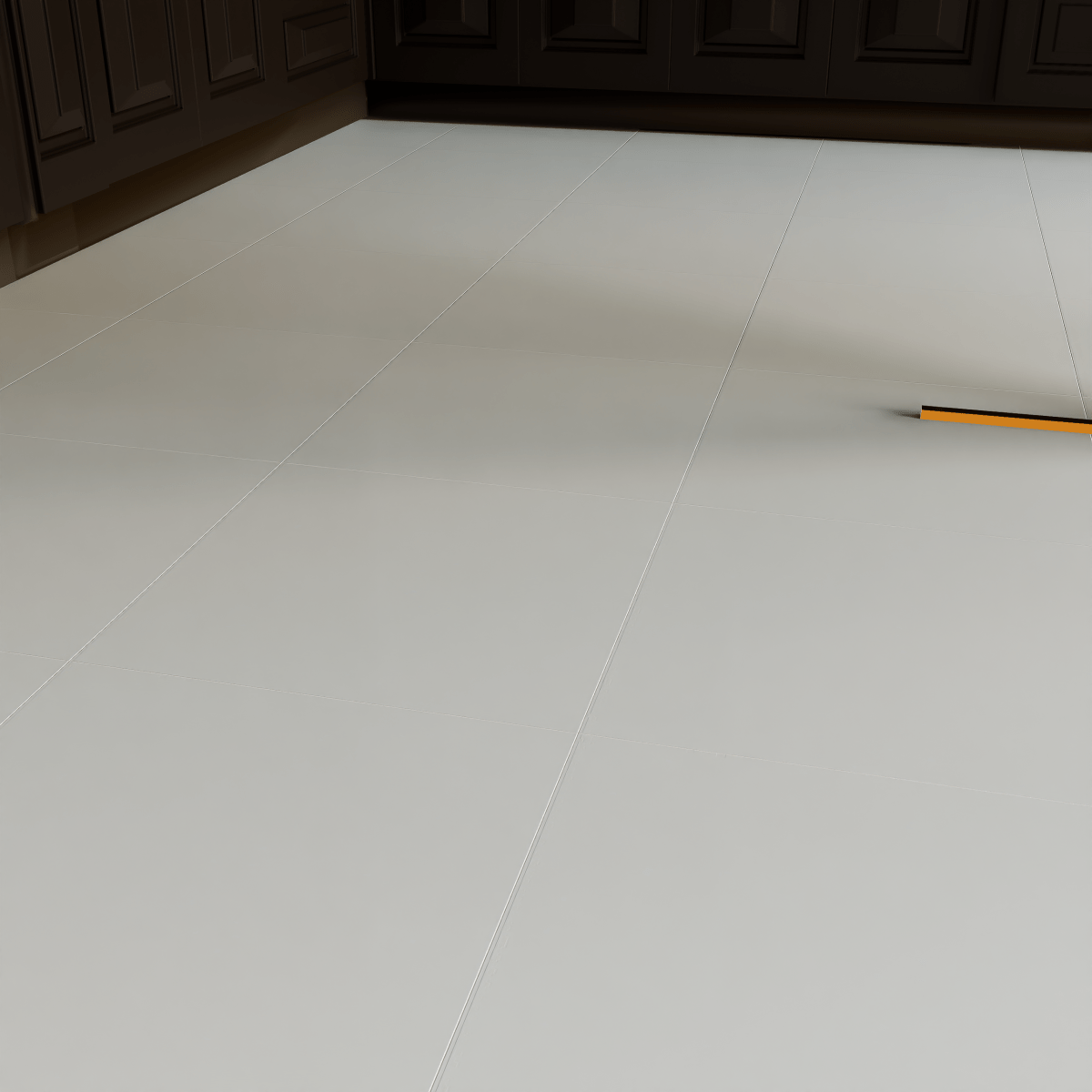 24 X 24 In Prima True White Matte Rectified Glazed Porcelain