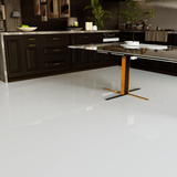 24 X 24 In Prima True White Polished Rectified Glazed Porcelain