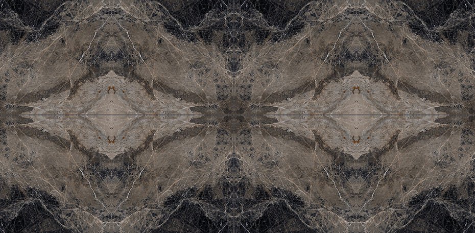 24" x 48" Caffe Mocha Bookmatch Polished Wall & Floor Tile - 9mm Thickness