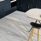 24 X 48 In La Marca Calacatta Polished Rectified Glazed Porcelain