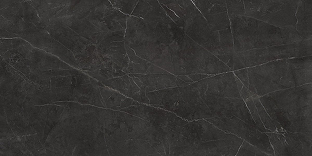 24 X 48 In La Marca Nero Venato Polished Rectified Glazed Porcelain