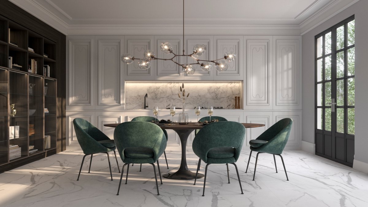 24 X 48 In La Marca Statuario Nuovo Polished Rectified Glazed Porcelain