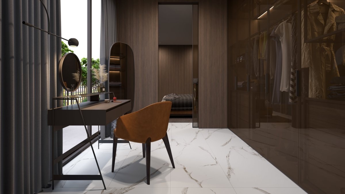 24 X 48 In Mayfair Calacatta Polished Rectified Glazed Porcelain
