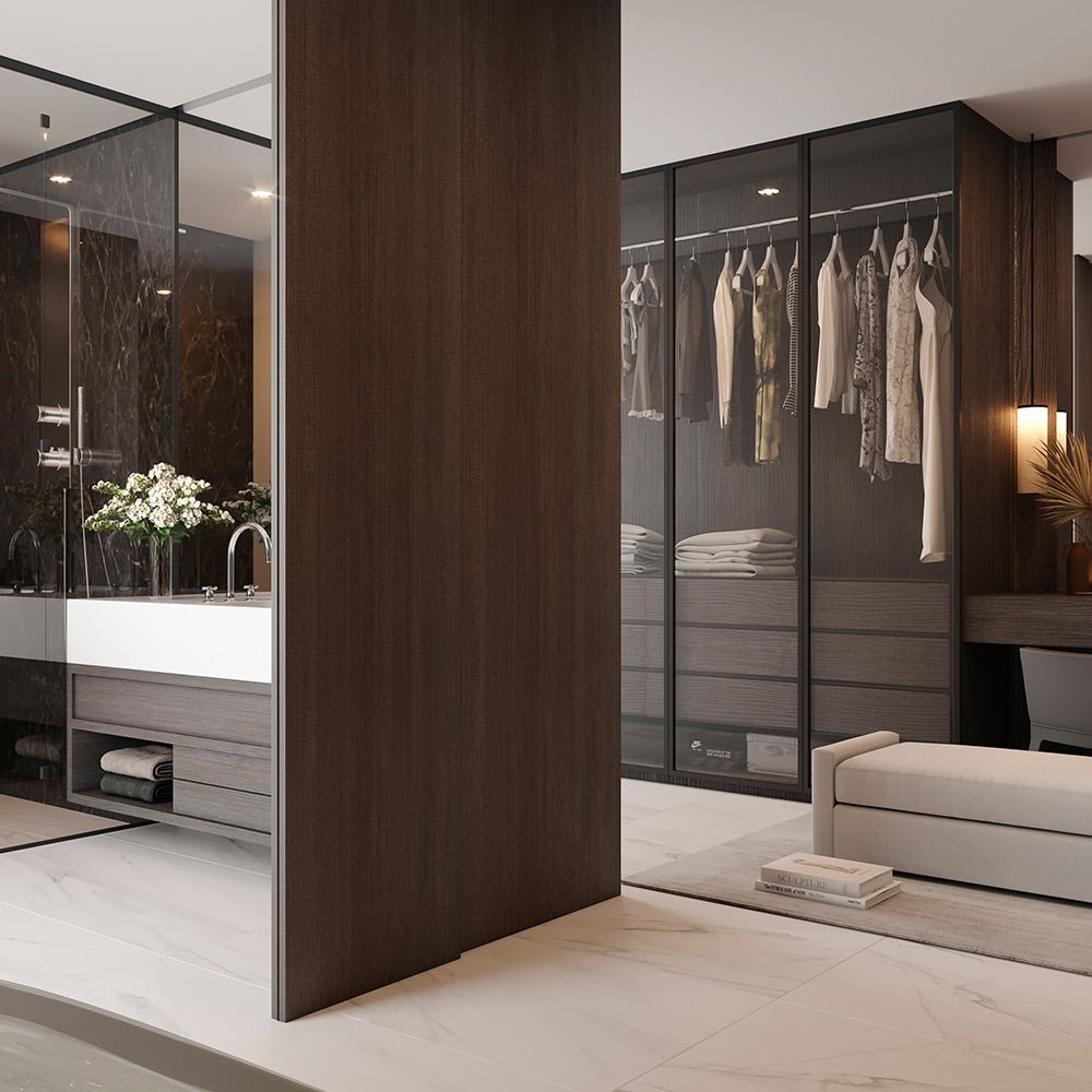 24 x 48 in. Mayfair Volakas Grigio Polished Rectified Glazed Porcelain Tile