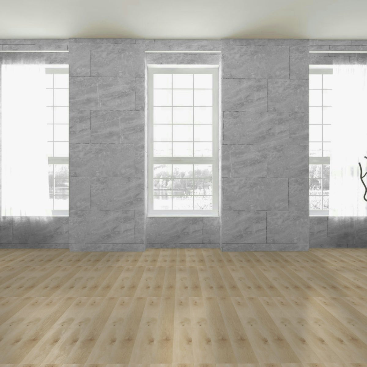 24 X 48 In Plata Perla Matte Rectified Glazed Porcelain