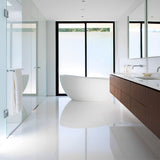 24 X 48 In Prima True White Polished Rectified Glazed Porcelain