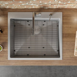 25-inch Drop-in Tight Radius Topmount 16 Gauge Stainless Steel Kitchen Sink Single Bowl