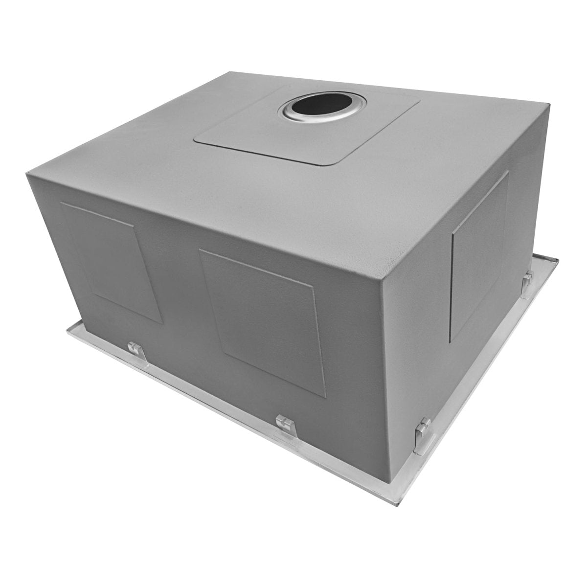 25 Inch Topmount Laundry Utility Sink  Deep 16 Gauge Stainless Steel