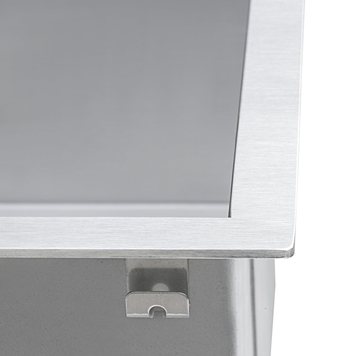 25 Inch Topmount Laundry Utility Sink  Deep 16 Gauge Stainless Steel