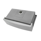 27-inch Apron-front Workstation Farmhouse Kitchen Sink 16 Gauge Stainless Steel Single Bowl