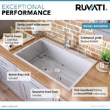 28-inch Drop-in Tight Radius Topmount 16 Gauge Stainless Steel Kitchen Sink Single Bowl