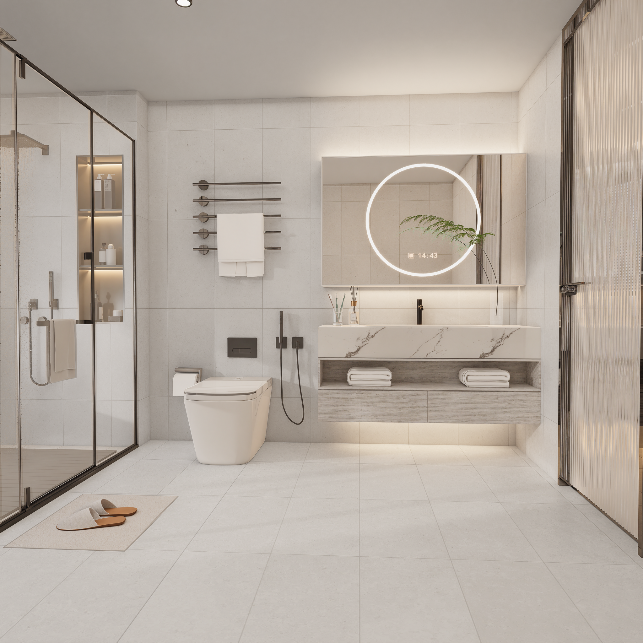 12 x 24 in Coliseo Pearl Matte Pressed Glazed Porcelain Tile