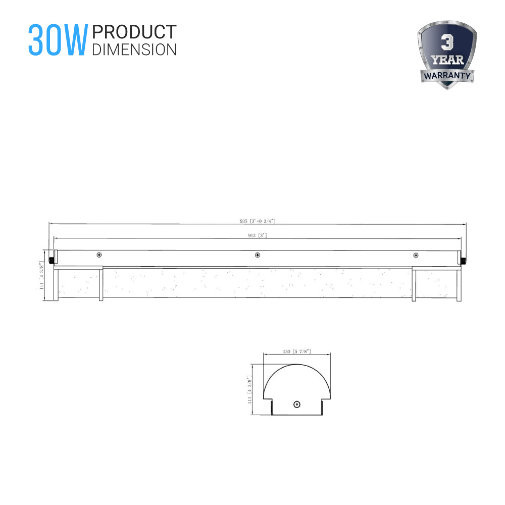 Half Cylinder Bathroom Light Fixtures, CCT Changeable, Dimmable , Brushed Nickel Finish, Bathroom Vanity Lighting