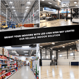 2FT LED Linear High Bay Shop Light, 110W, 5700K, 15000LM, 120-277VAC, 0-10V Dim, UL DLC Listed, Linear Hanging Light for Warehouse Workshops-2 Pack