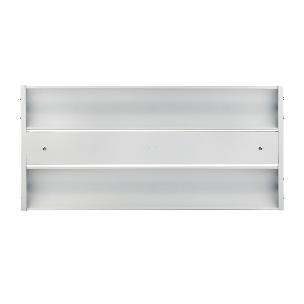 2FT LED Linear High Bay Shop Light, 110W, 5700K, 15000LM, 120-277VAC, 0-10V Dim, UL DLC Listed, Linear Hanging Light for Warehouse Workshops-2 Pack