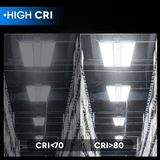 2FT LED Linear High Bay Shop Light, 110W, 5700K, 15000LM, 120-277VAC, 0-10V Dim, UL DLC Listed, Linear Hanging Light for Warehouse Workshops-2 Pack