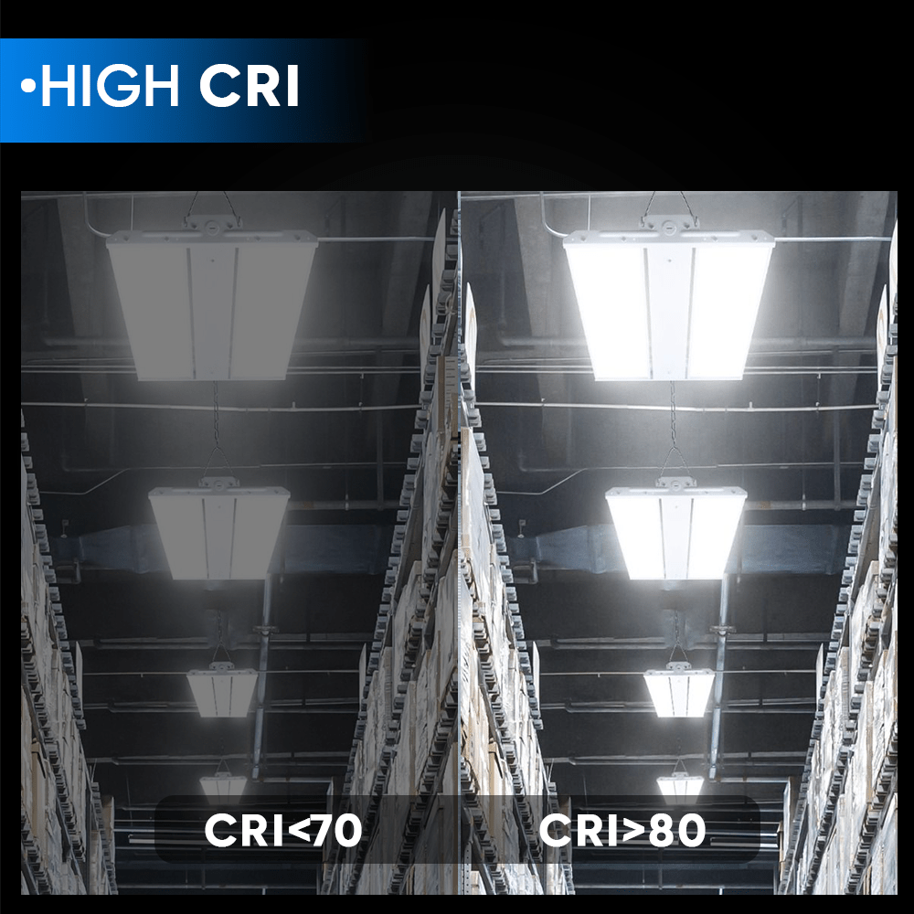 2FT LED Linear High Bay Shop Light, 110W, 5700K, 15000LM, 120-277VAC, 0-10V Dim, UL DLC Listed, Linear Hanging Light for Warehouse Workshops-2 Pack
