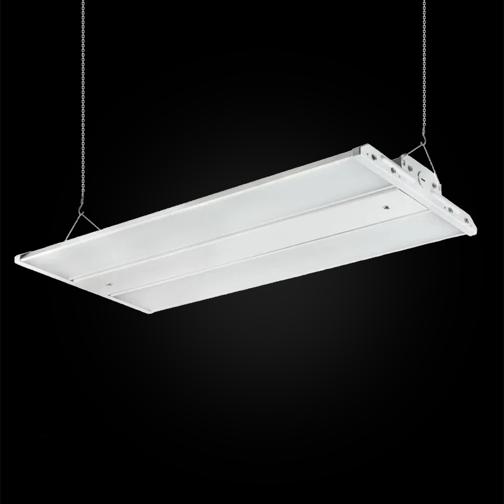 2FT LED Linear High Bay Shop Light, 110W, 5700K, 15000LM, 120-277VAC, 0-10V Dim, UL DLC Listed, Linear Hanging Light for Warehouse Workshops-2 Pack