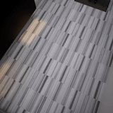 3 in. x 6 in. Fluid Polished Marble Floor and Wall Tile