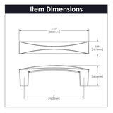 3 Inch cabinet handles Center to Center - Hickory Hardware