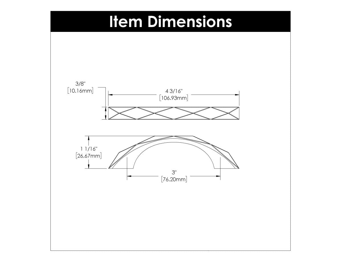 3 Inch Handles Center to Center - Hickory Hardware