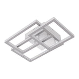 3-Lights, Geometric Modern Ceiling Lights, Surface Mounting, 67W, 3000K(Warm White), 4032LM, Sand white Body Finish, Dimmable, Hallway Light Fixtures