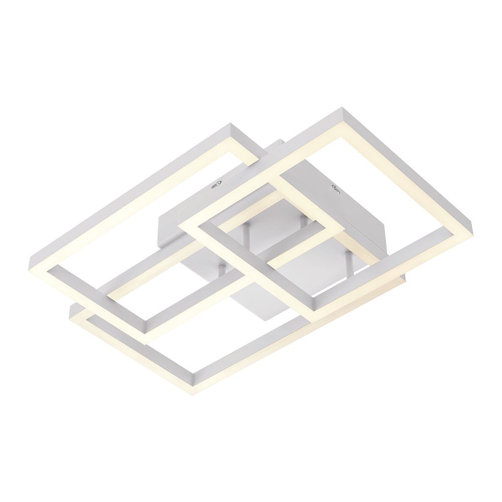 3-Lights, Geometric Modern Ceiling Lights, Surface Mounting, 67W, 3000K(Warm White), 4032LM, Sand white Body Finish, Dimmable, Hallway Light Fixtures