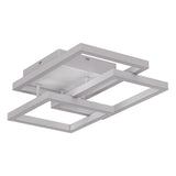 3-Lights, Geometric Modern Ceiling Lights, Surface Mounting, 67W, 3000K(Warm White), 4032LM, Sand white Body Finish, Dimmable, Hallway Light Fixtures