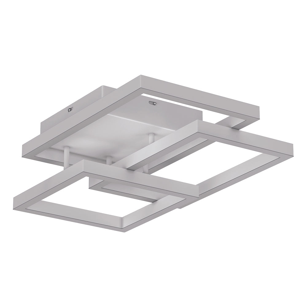 3-Lights, Geometric Modern Ceiling Lights, Surface Mounting, 67W, 3000K(Warm White), 4032LM, Sand white Body Finish, Dimmable, Hallway Light Fixtures