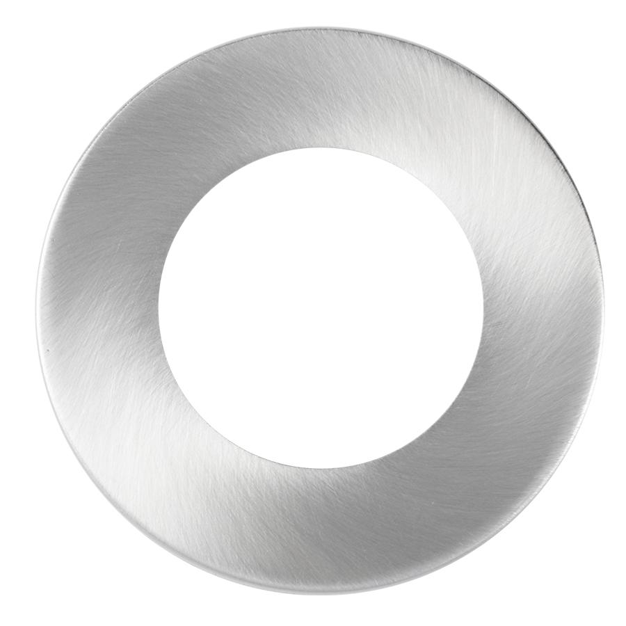 3-Pack Trim Only For Magnetic LED Puck Light, Brushed Nickel