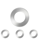 3-Pack Trim Only For Magnetic LED Puck Light, Brushed Nickel